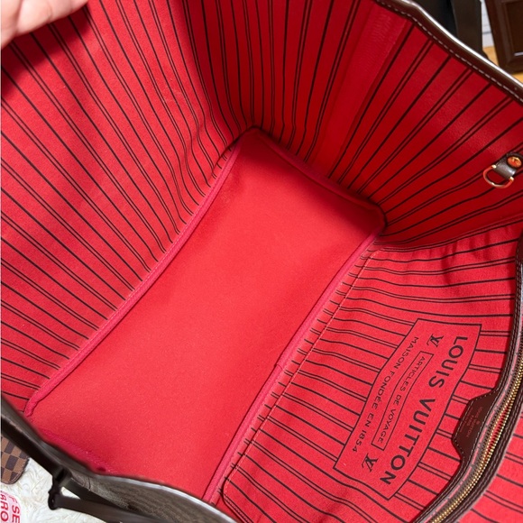 Louis Vuitton Neverful Set GM DE Damier ebene with Pouch and card authentication - Picture 7 of 16